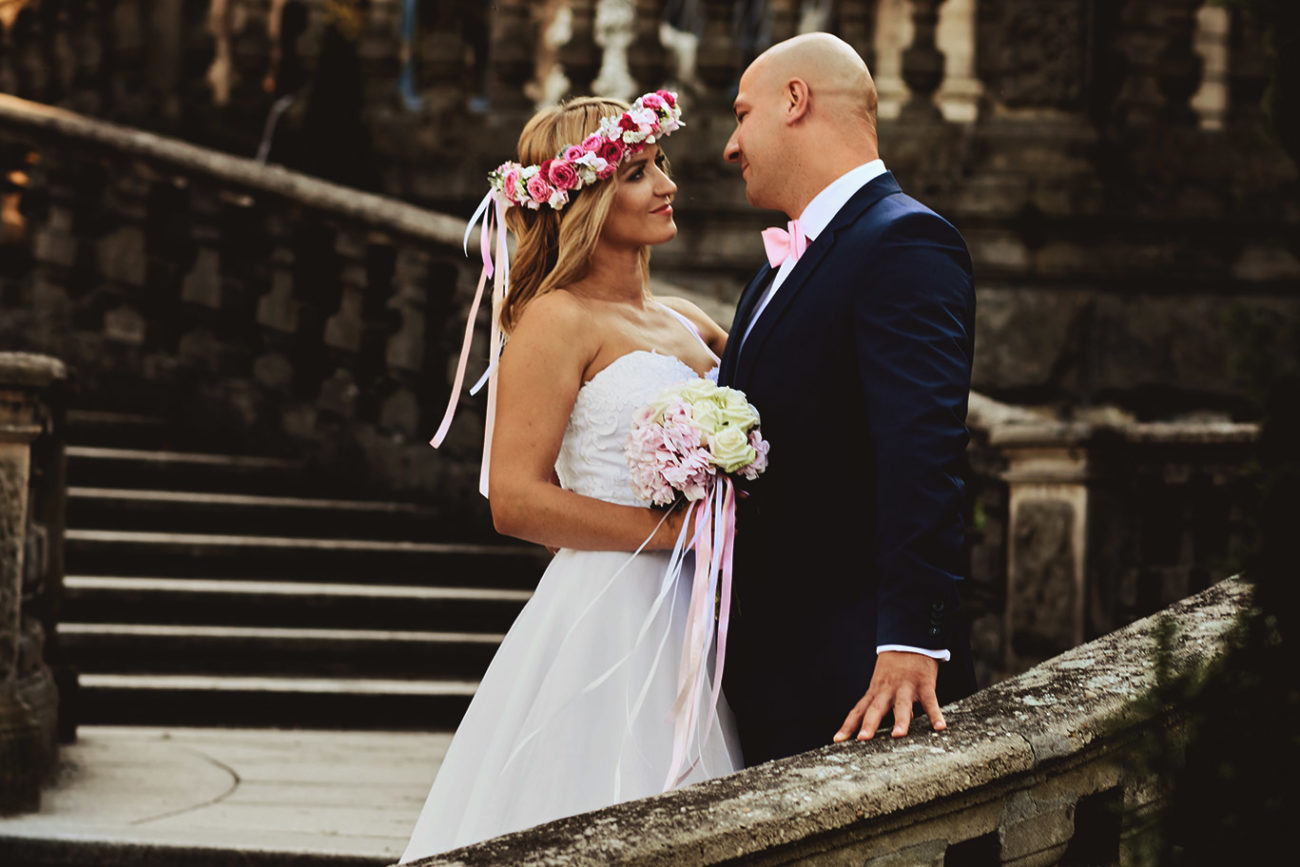 Plener ślubny na Zamku w Mosznie 7