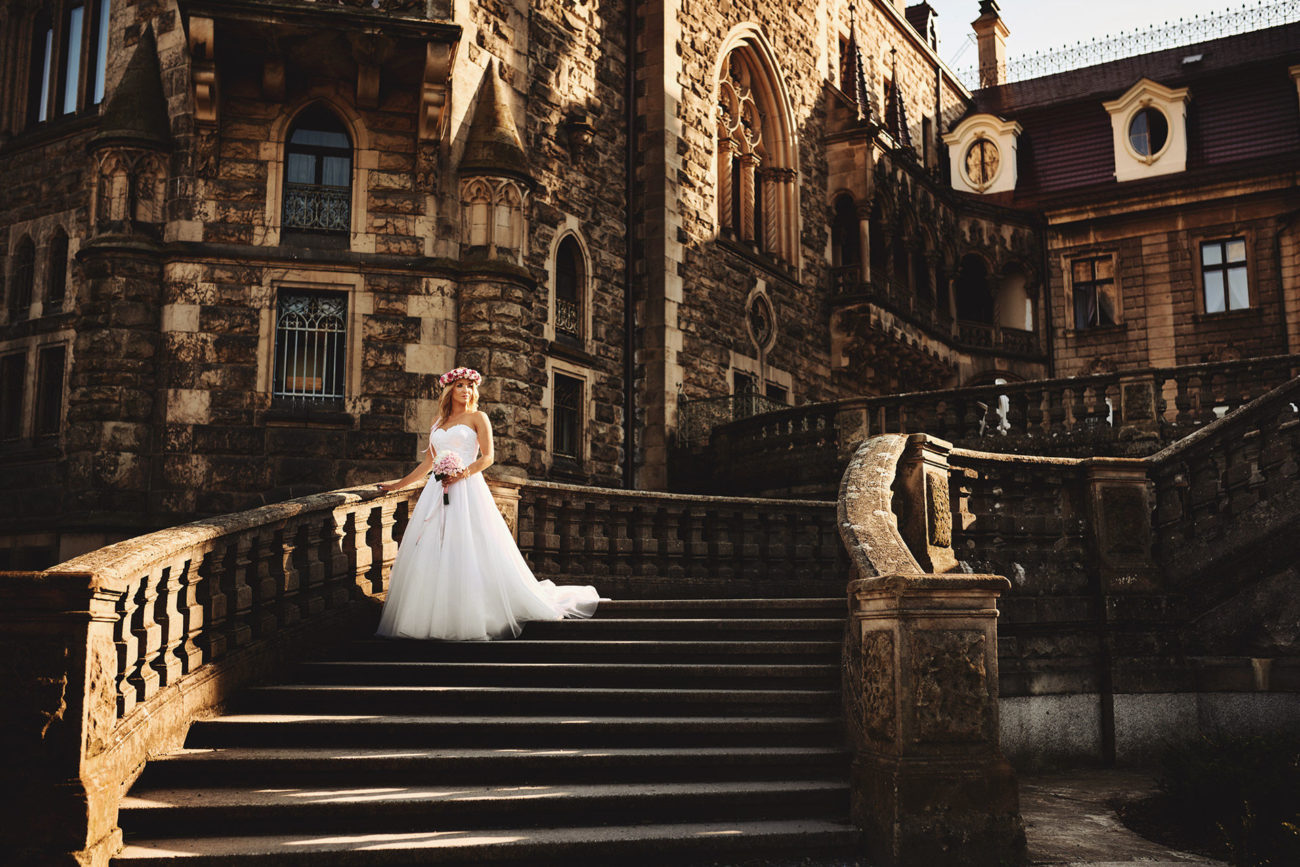 plener ślubny w mosznie