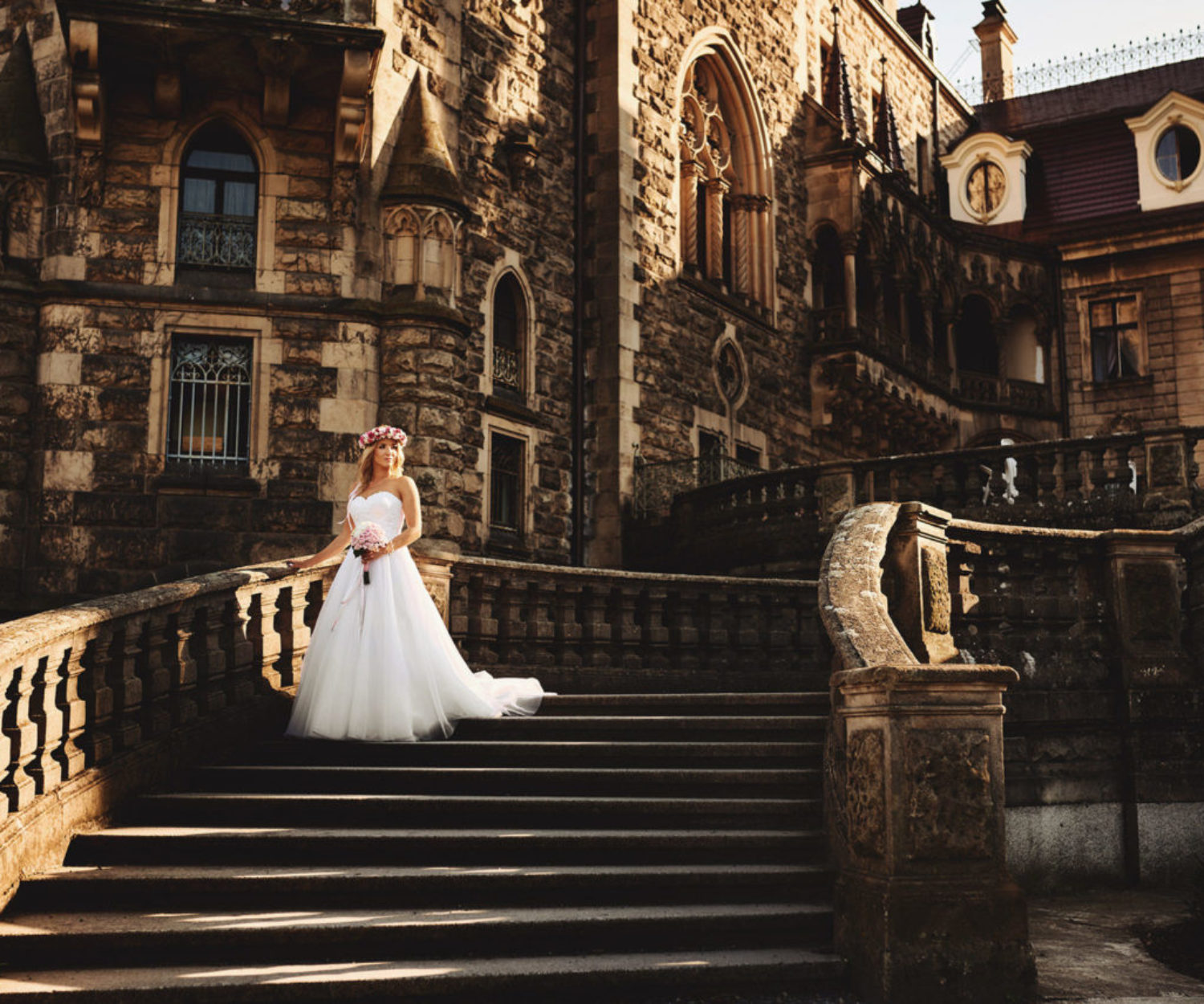 plener ślubny w mosznie