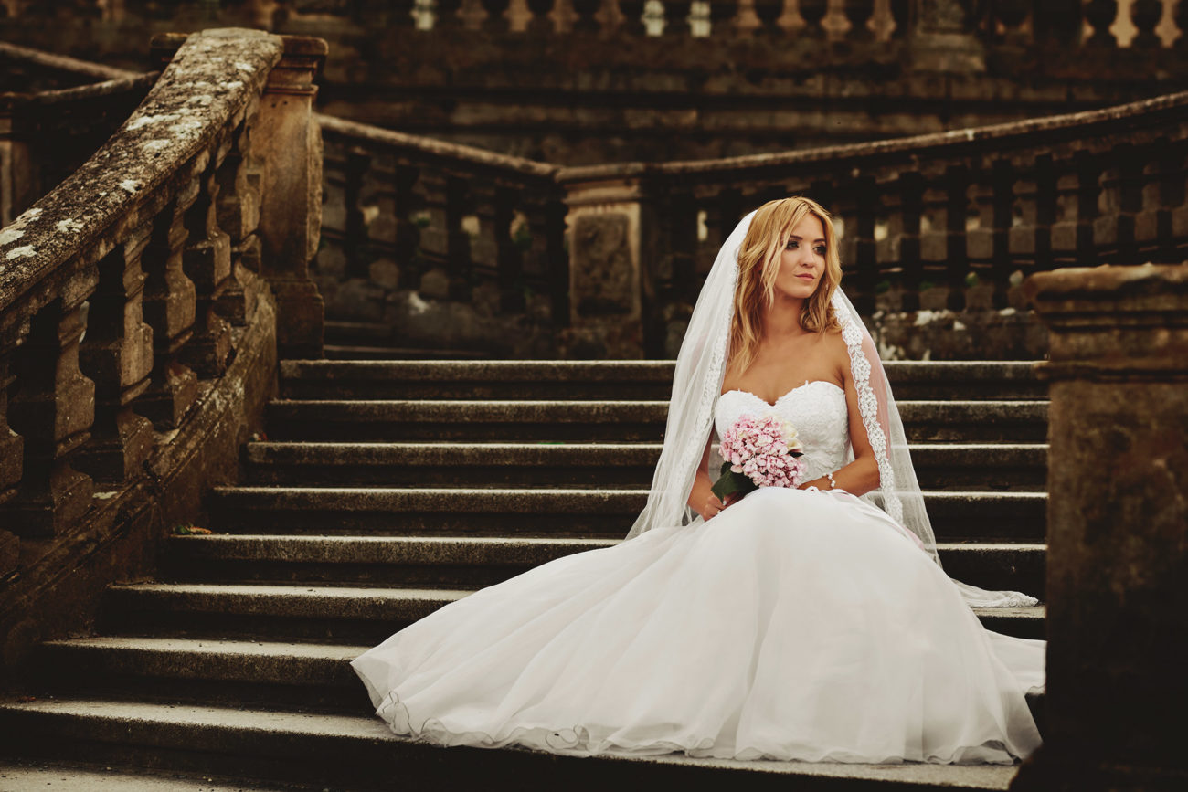 Plener ślubny na Zamku w Mosznie 1